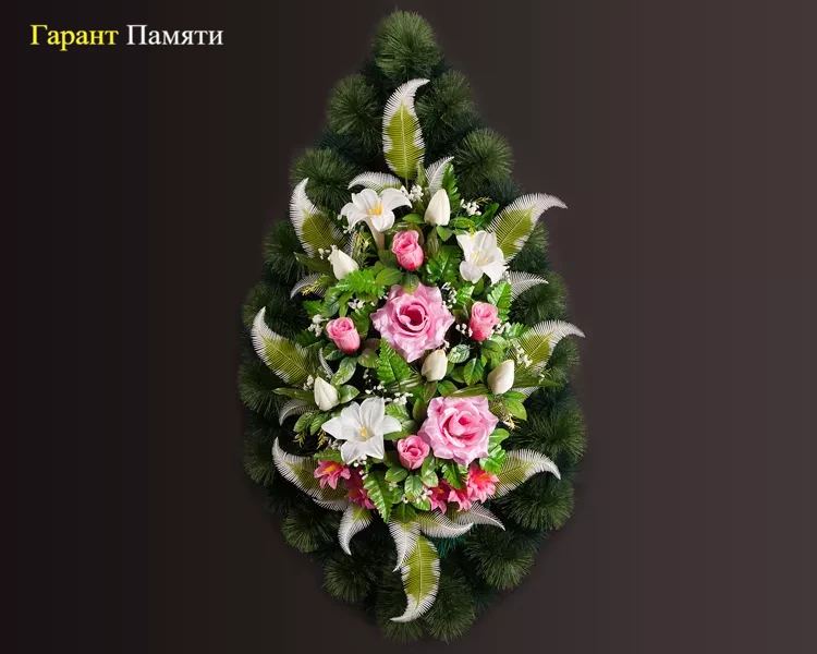 Венок Капля , двойной волан 028